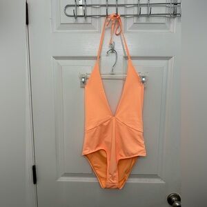 Skimpy Sexy Orange One Piece Swimsuit NWT size Medium by FEATHER I I